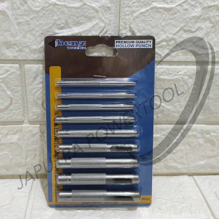 

Best Seller Plong Set 9 Pcs Benz - Hollow Punch Set 9Pcs - Plong Set 9 Ukuran