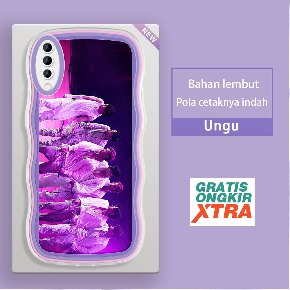 Mulia Samsung A33 A50 A51 A52 A50S A52S A53 A72 A73 5G Casing Ponsel  Konser BTS Korea  warna-warni 