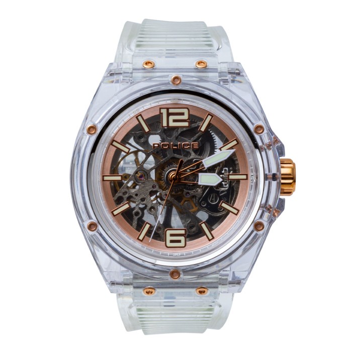 Jam Tangan Pria Police Translucent PL.15924JPCL/48AP Automatic