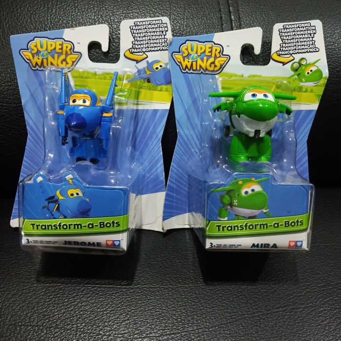 Terlaris Jerome & Mira Super Wings Transform A Bots