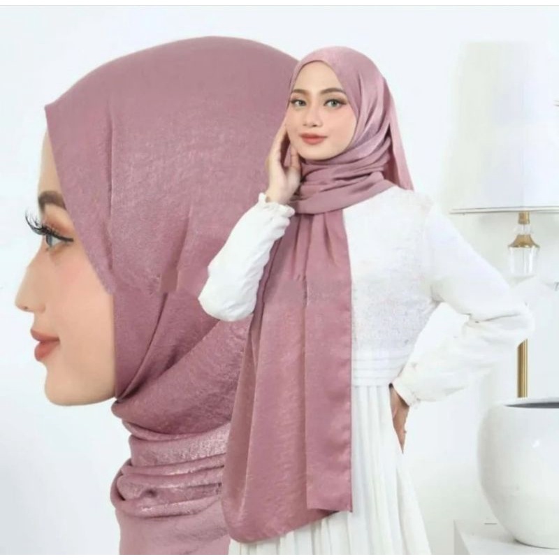 SILK SANTORINI||PASHMINA VELVET||SANTORINI SILK||PREMIUM SANTORINI||HIJAB MALAYSIAN||JAHIT TEPI||BES