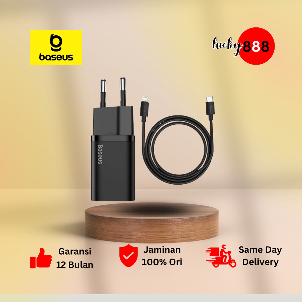 Meimeila Kepala Charger Baseus Iphone 11 12 13 Super Si Quick Charger Type C Pd 20W