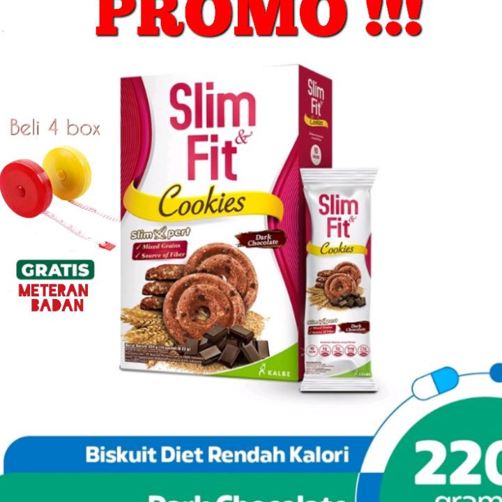 

➺Diskon Promo✩➧ 6QJTJ SLIM & FIT COOKIES 10x22gr / Slimfit box TROPICANA SLIM HOKKAIDO CHEESE KOREAN GARLIC DIABETASOL WAFER Z67 ➬Kirim Langsung