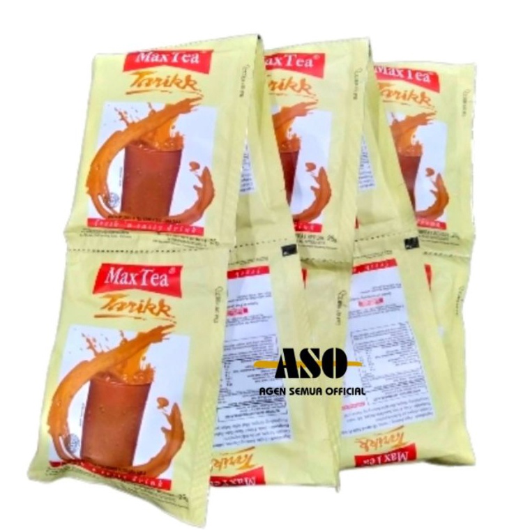 

>D2289) ⭐⭐⭐⭐⭐ MAX TEA TEH TARIK 25gr Sachet RENCENG ( ISI 10 ) PROMO !!