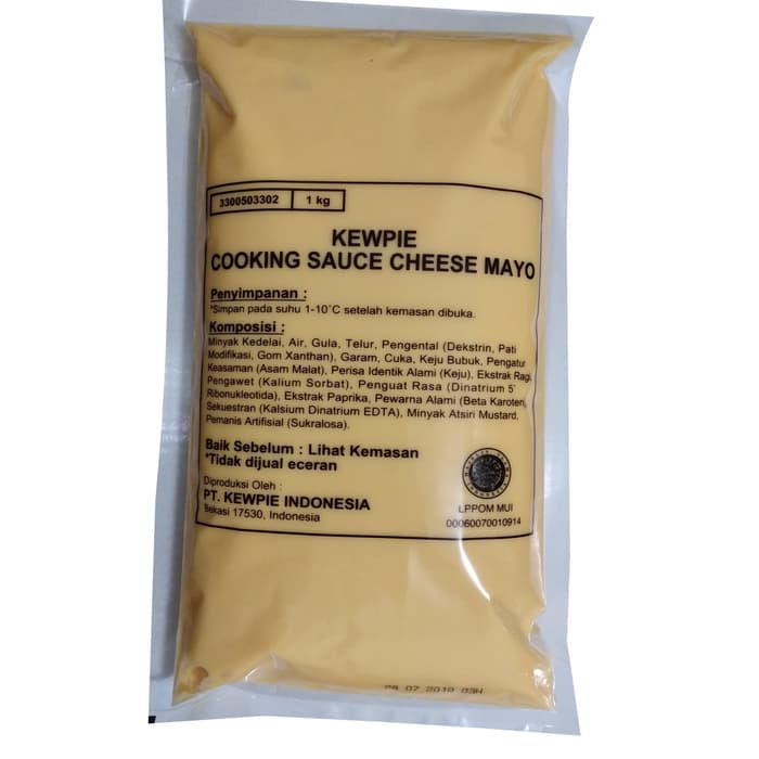 

KEWPIE CHEESE MAYO 1 KG SAUS KEJU REFILL