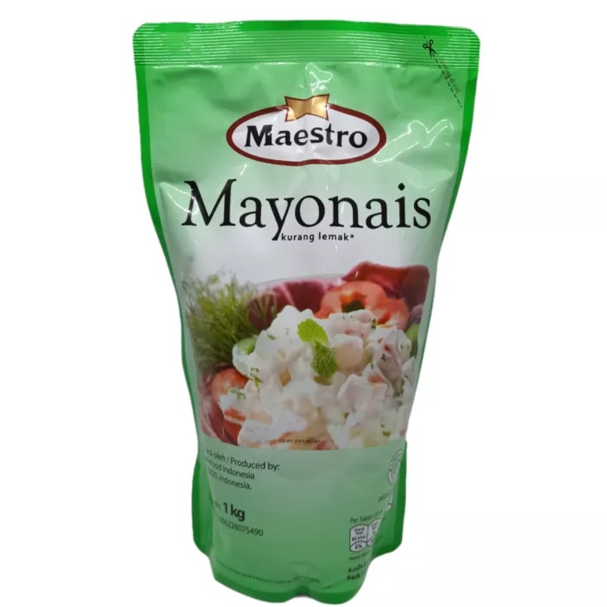 

MAESTRO MAYONNAISE POUCH 1 KG MAYO MAYONES