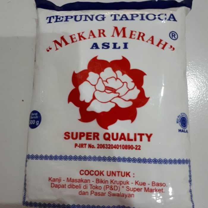 

TEPUNG TAPIOKA ACI MEKAR MERAH 500 GRAM