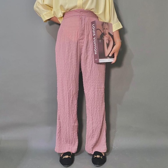 RAABIHA Alexa Pants Flare l Kulot Kekinian l Kulot Cutbray Highwaist l Kulot Korea Murah