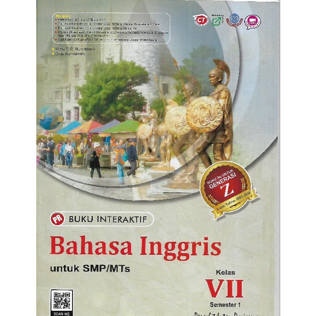 Buku Pr/Lks Bahasa Inggris K13 SMP/MTS Kelas 7 Semester 1 Intan pariwara Tahun 2023