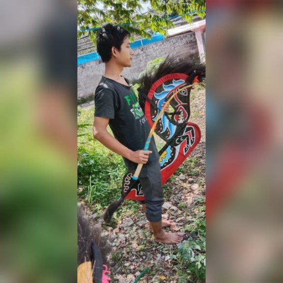 Terlaris Paket Kuda Pentas + Pecut Kuda Lumping Dewasa Kualitas Super