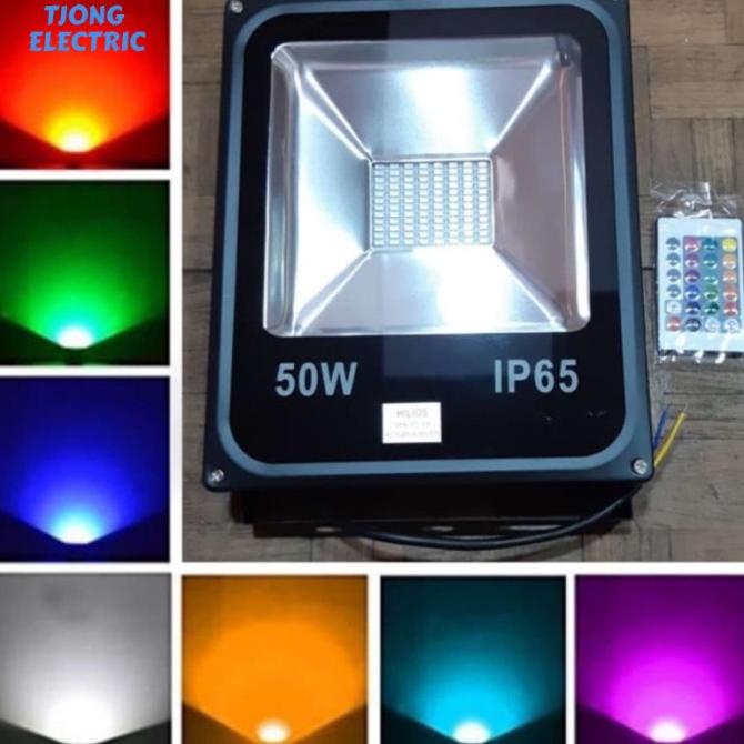 {{{{}}] Lampu Sorot RGB Warna Warni 50 Watt