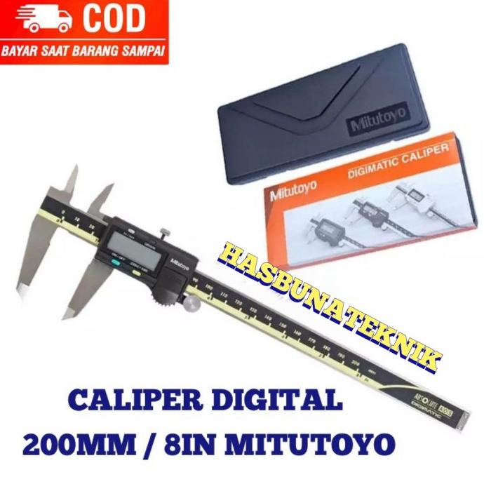 Vernier Caliper Digital Mitutoyo 200Mm.Sigmat 8"Digital Mitutoyo 200Mm Paling Viral