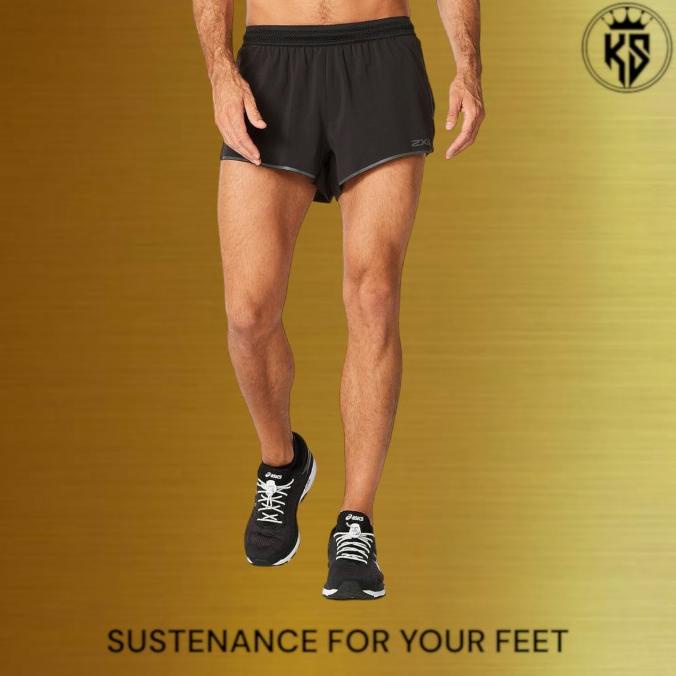 2xu Light Speed 3 inch Mens Short Black Reflective