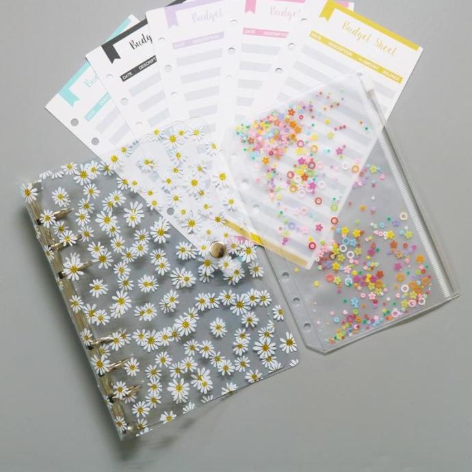 

Binder A5 6 Ring Jelly Daisy Version