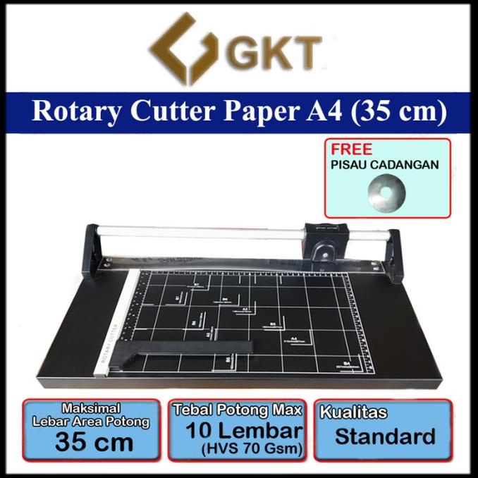 

Rotary Paper Trimmer A4 Paper Cutter 35cm