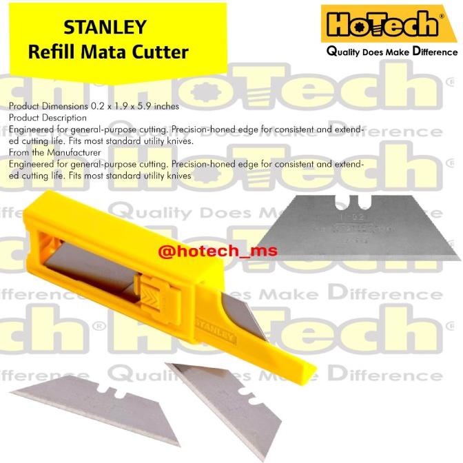 

Refill Mata Cutter Stanley ( 11-921H ) Classic 1992 Utility @10 Pcs