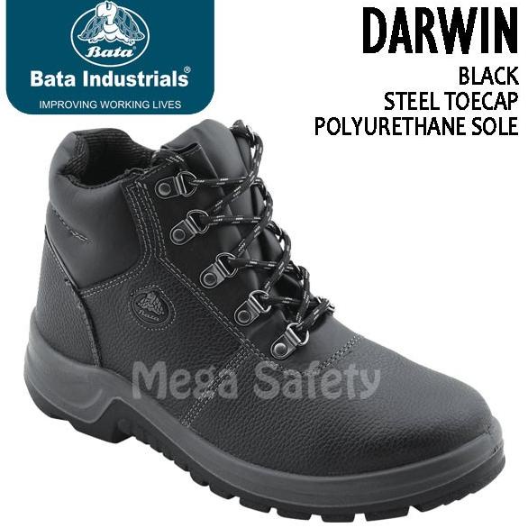 Sepatu Safety Shoes Darwin Black