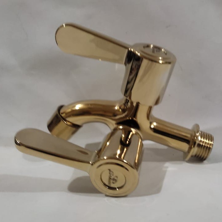 Kran cabang gold / kran shower gold
