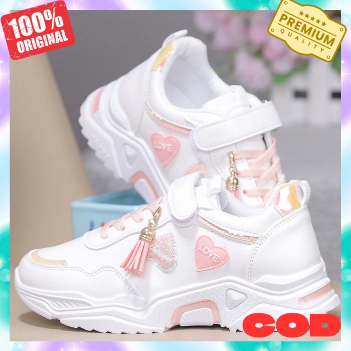 Sepatu Sekolah Wanita Sr Anak Kecil Sneaker Spatu Anak Perempuan Sepayu Kid Sepati Kidz Sepatu Anak 