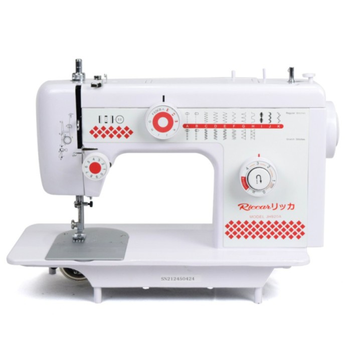 Terlaris Mesin Jahit Riccar Jh 920 / Jh920 Heavy Duty Semi Portable Body Besi
