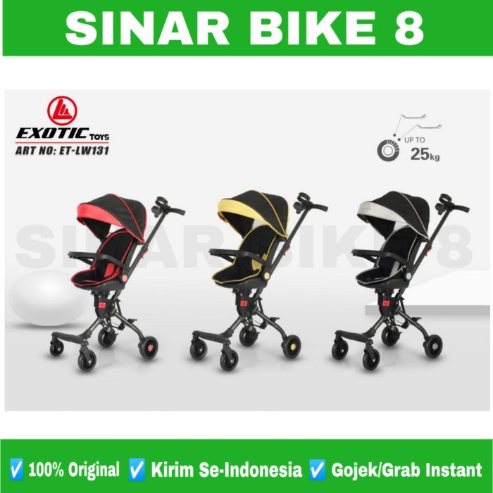 Terlaris Baby Magic Stroller Exotic Et Lw 131 Kursi Putar Kereta Dorong Bayi
