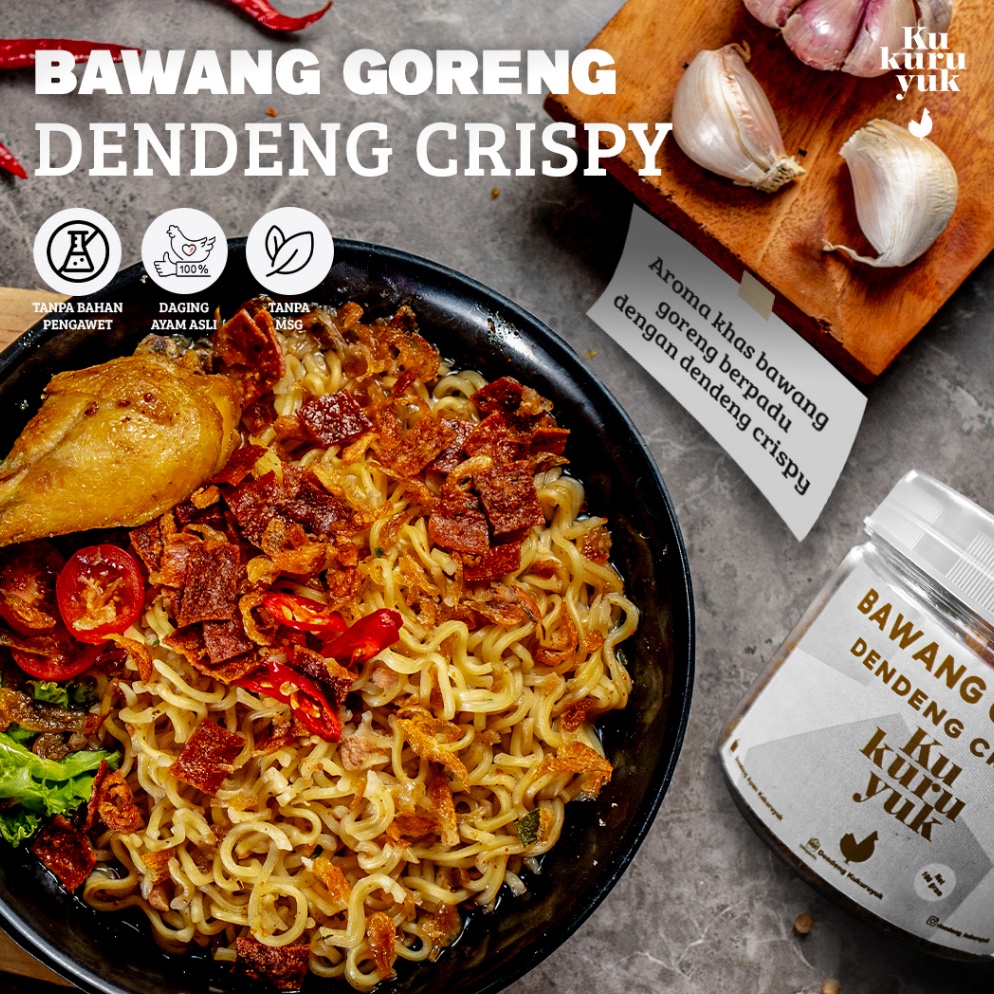 

Modis.. Dendeng kukuruyuk - Bawang goreng dendeng ayam crispy 100gr FIK