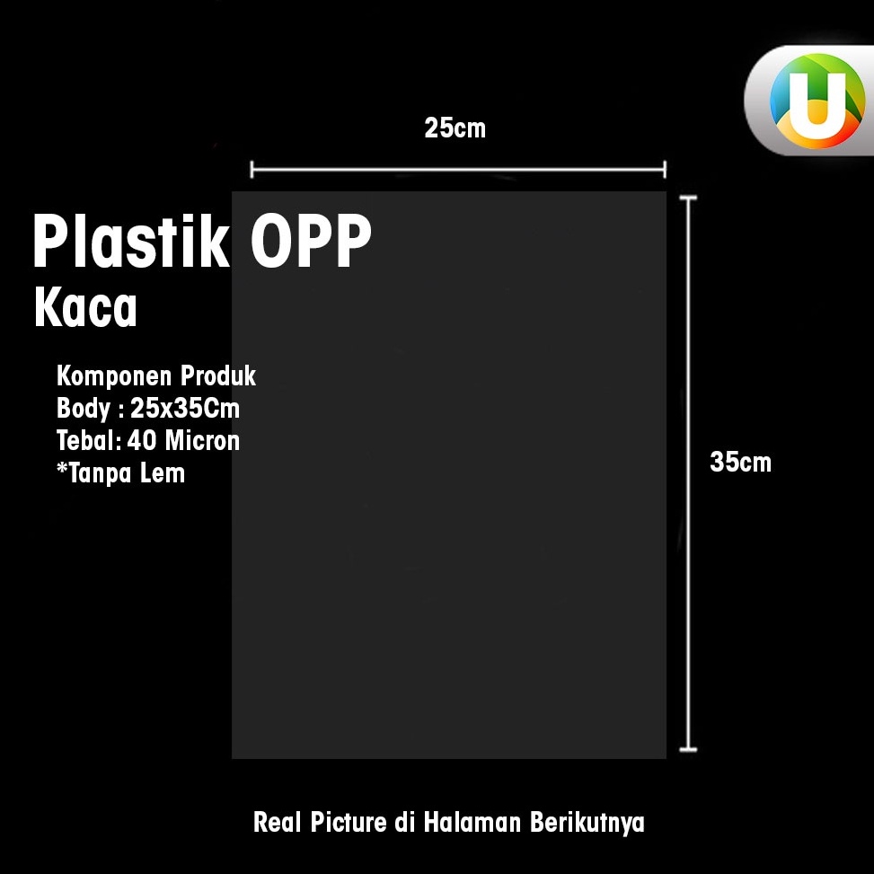 

Paling Dicari.. [Isi 50Pcs] Plastik OPP Kaca Tanpa Lem 25x35Cm Untuk Souvenir Ulang Tahun Souvenir Amplop Lebaran DSR