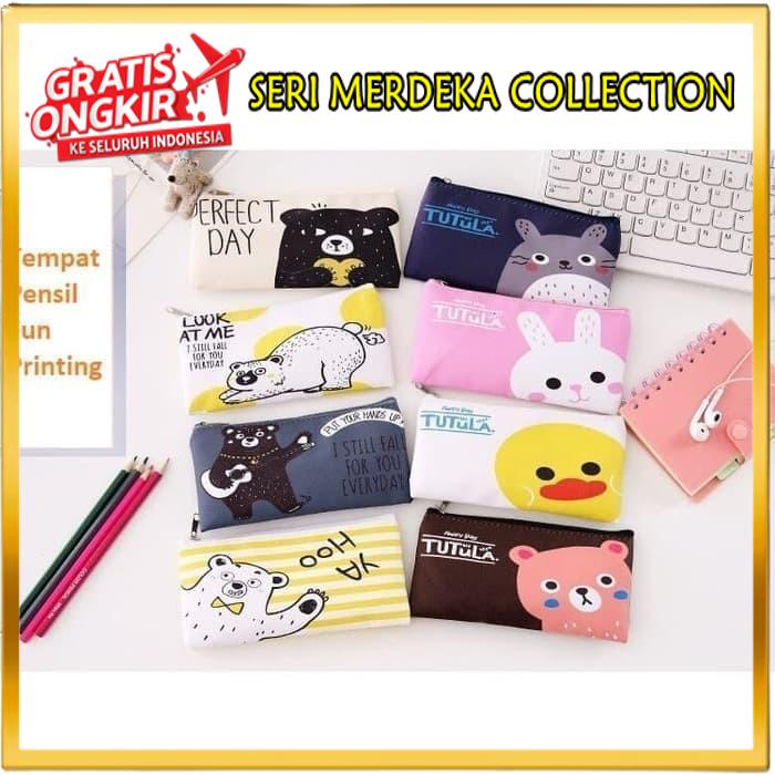 

TEMPAT PENSIL FUN PRINTING 8 DESIGN PENCIL CASE / DISKON GEDE