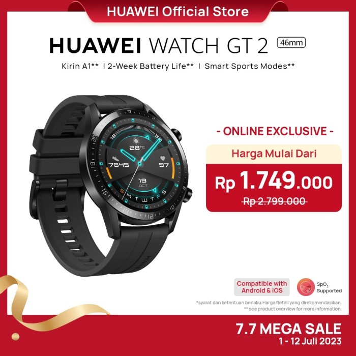 Best Seller Huawei Watch Gt 2 46Mm Smartwatch
