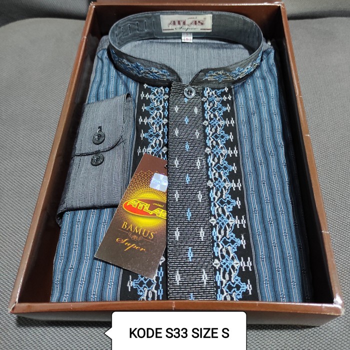 Terlaris Baju Muslim Bamus Koko Atlas Super