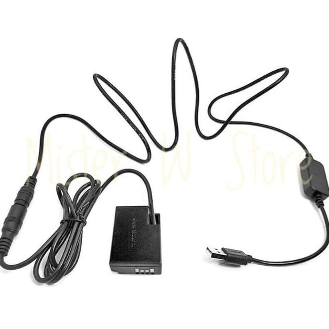 Usb Dummy Battery Lp-E17 Dr-E18 Dre18 Dc Coupler Eos Rp 750D 800D 200D