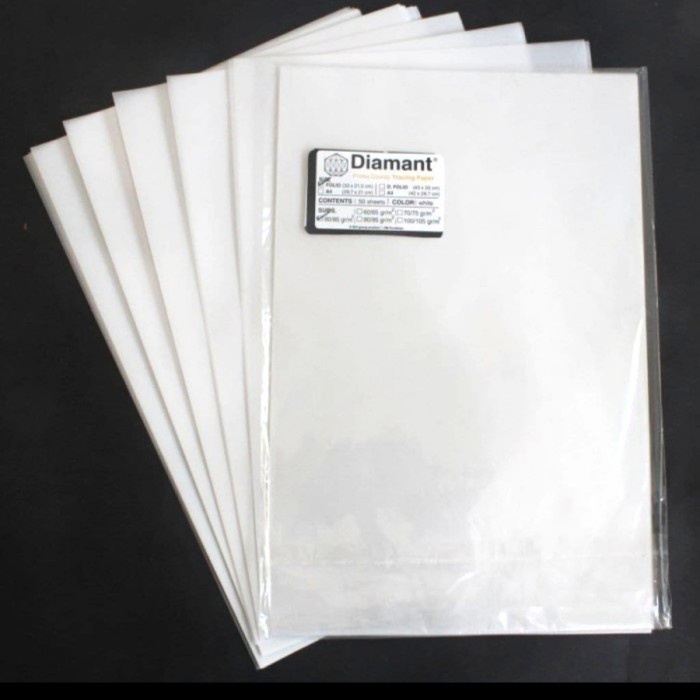 

Terlaris Kertas Kalkir Diamant Transfer Paper A3 Isi 50 Lembar