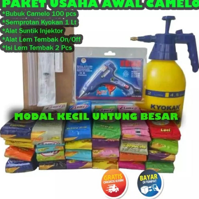 

PALING DICARI Q25 Paket Usaha Awal Minuman Es Suntik Es Camelo Es Bantal (A) ㊔