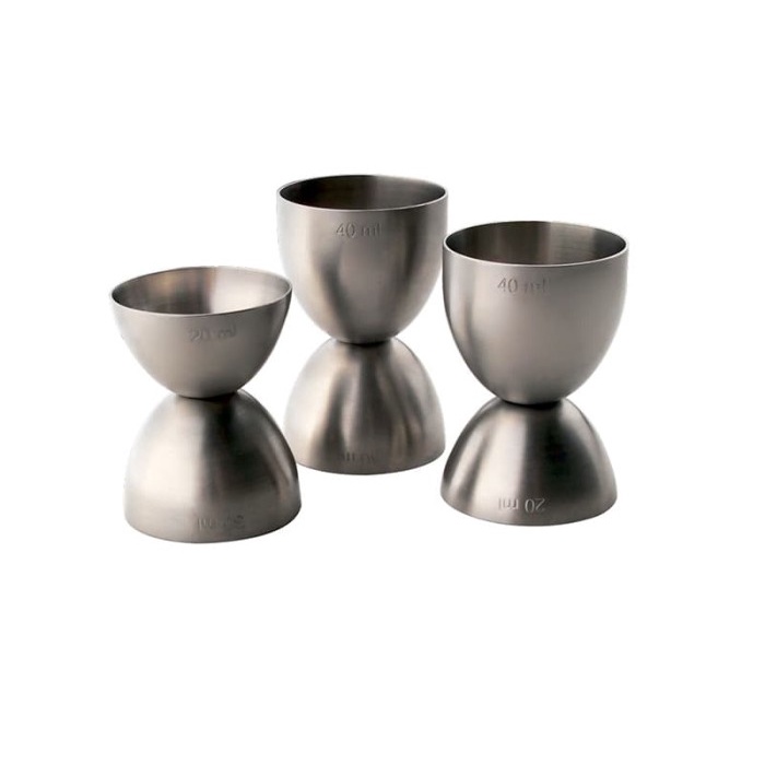 Terlaris Jigger / Measuring Cup 30/40 Ml - Stainless Steel