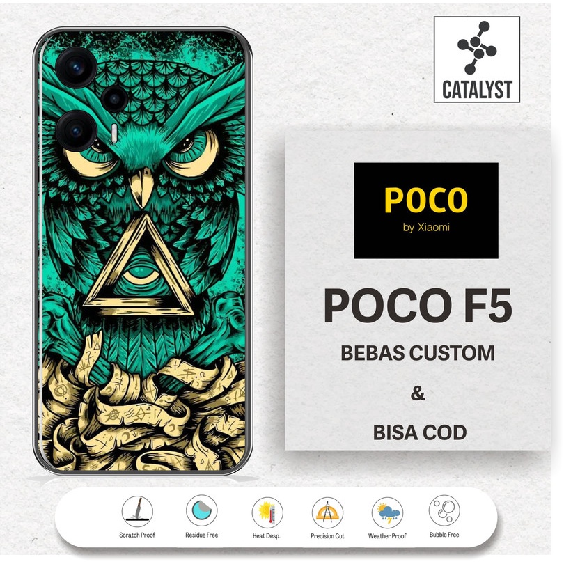 Garskin Skin Poco F5 Bisa Custom Kode - 1f3w