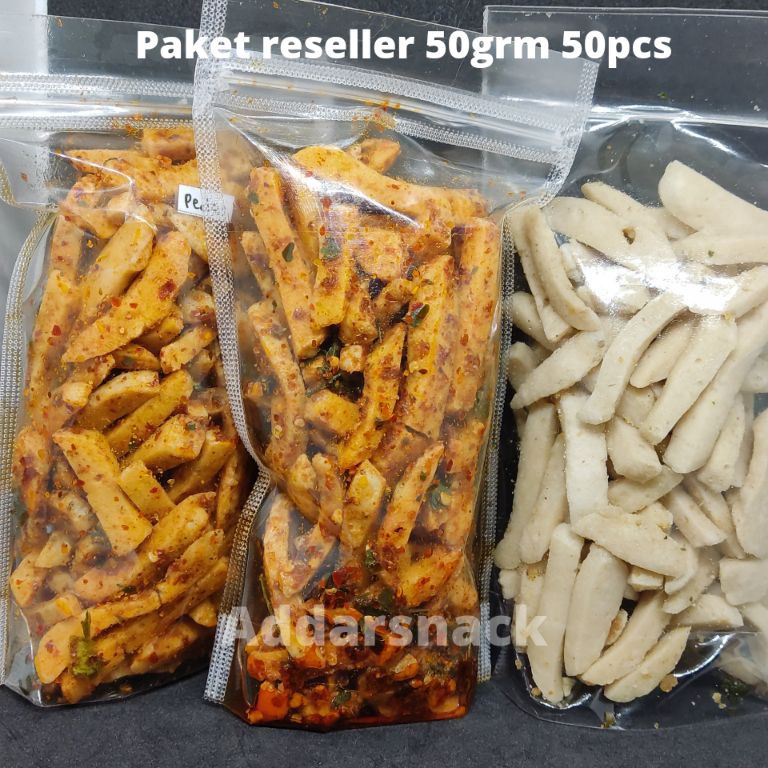 

Murah.. paket reseller basreng 50grm (50 pcs) 45