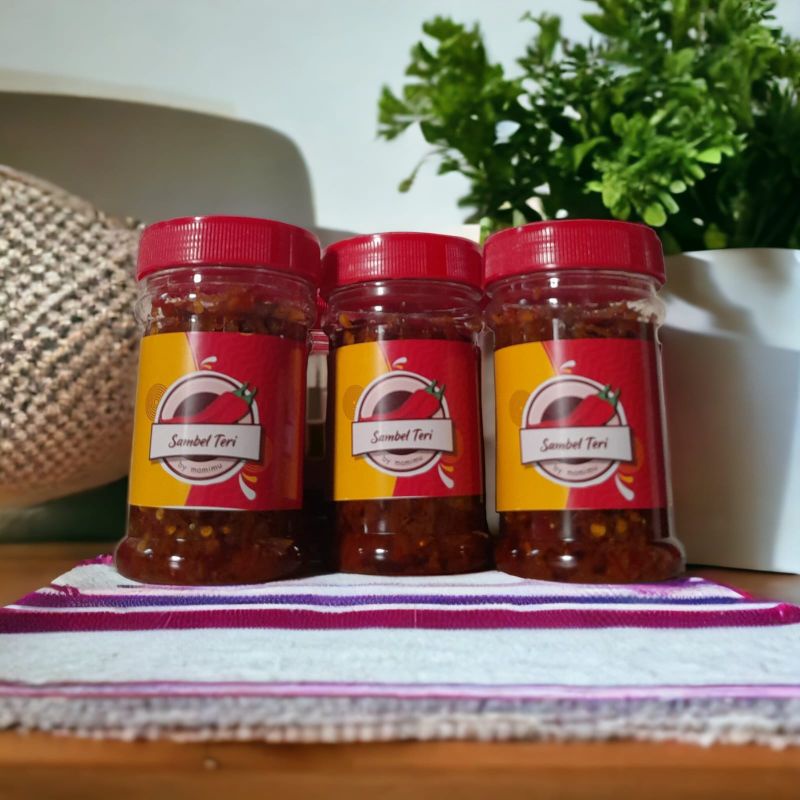 

sambel sambal teri nasi kemasan botol