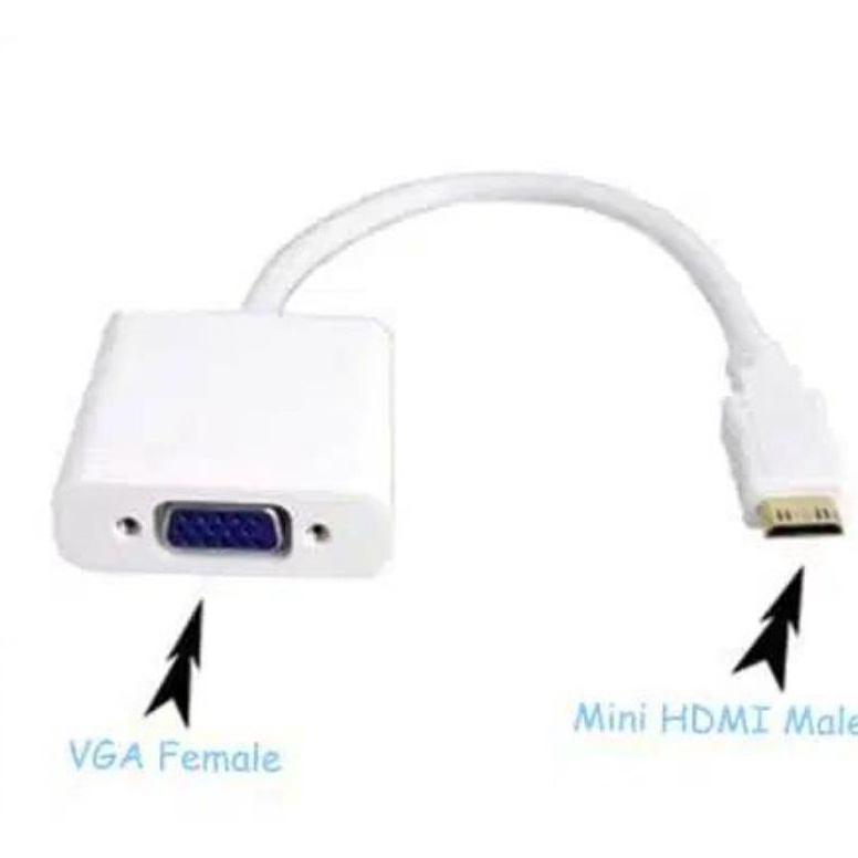 Murah Banget.. converter Mini Hdmi To Vga / mini hdmi to vga/ mini hdmi vga converter KFV