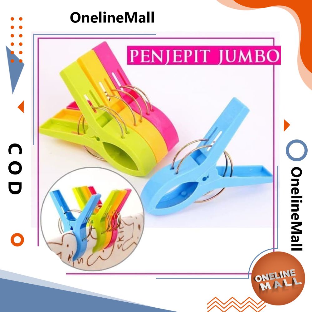 Penjepit Jepit Jemuran Selimut Baju Handuk Pakaian Plastik Besar Jumbo
