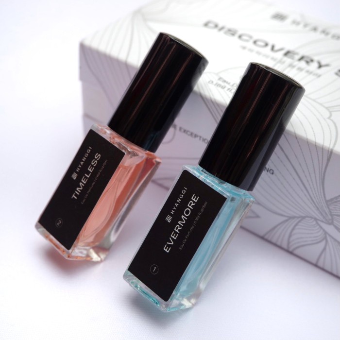 Terlaris Hyanggi Discovery Set ( Timeless & Evermore ) - Eau De Perfume 5Ml X2
