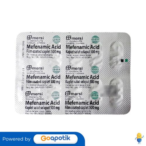 MEFENAMIC ACID MERSIFARMA 500 MG STRIP 10 KAPLET