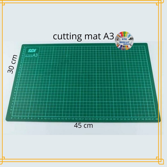 

Terlaris Cutting Mat Pad Sdi - A3 Tatakan Alas Potong Kertas