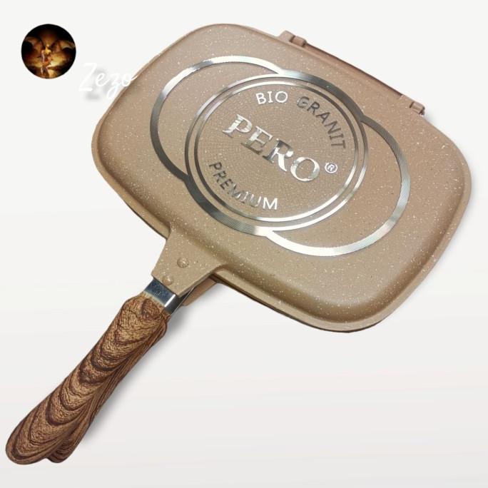 Terbaru Pero Double Grill Pan Biogranite 32Cm Guddiesboiesstore