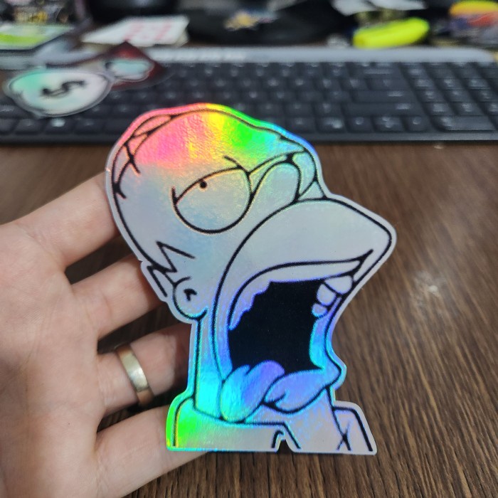 

Sticker Hologram Anime - PSH1747 - Homer Simpson