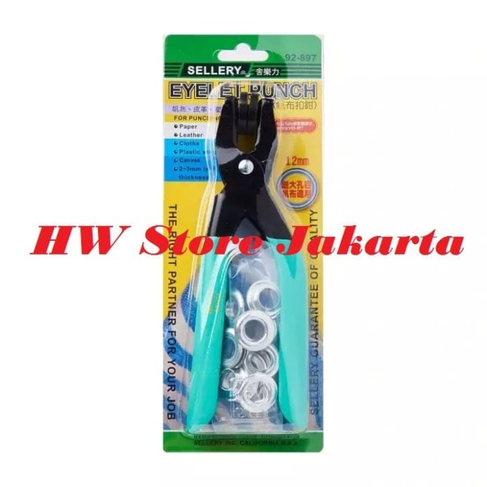 

Terlaris Tang Mata Ayam / Eyelet Punch 12 Mm Sellery 92-897