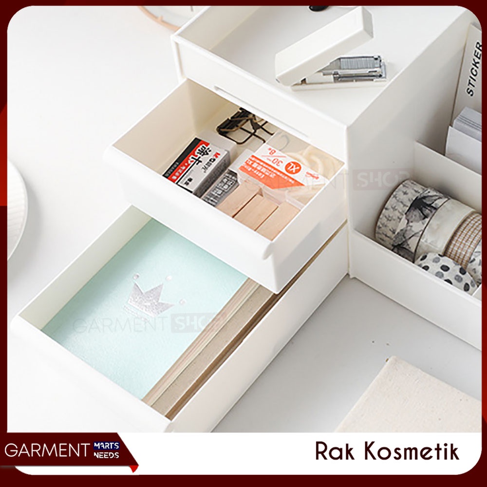 IA7 RAK KOSMETIK 7 SEKAT KOTAK PENYIMPANAN MAKEUP STORAGE COSMETIC STORAGE DRAWER ORGANIZER SKINCARE