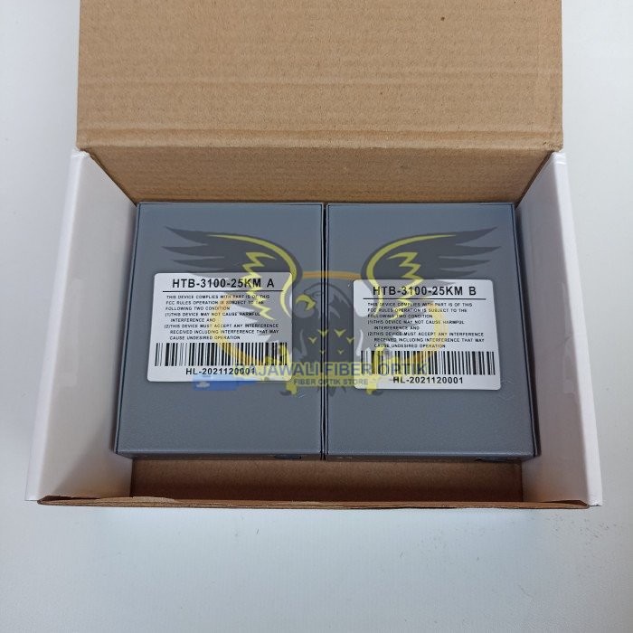 HTB 3100 A+B Media Converter HTB-3100 Netlink 10 100Mbps Fiber Optik
