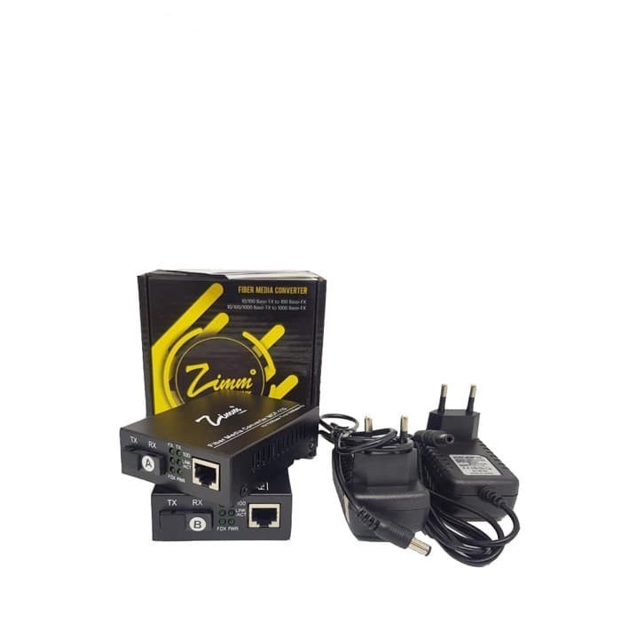 Zimmlink Media Converter Setara NetLink HTB-3100 FO A B Single Core
