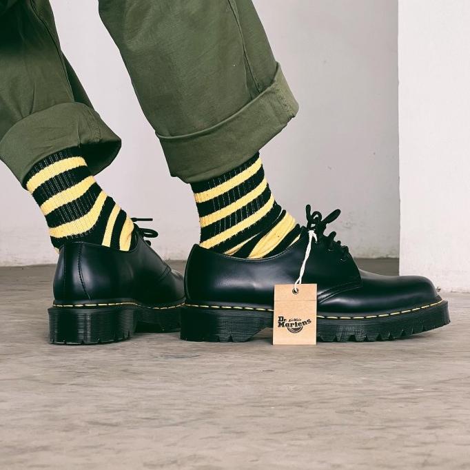 Dr Martens 1461 BEX Black Smooth 3 Eye Docmart