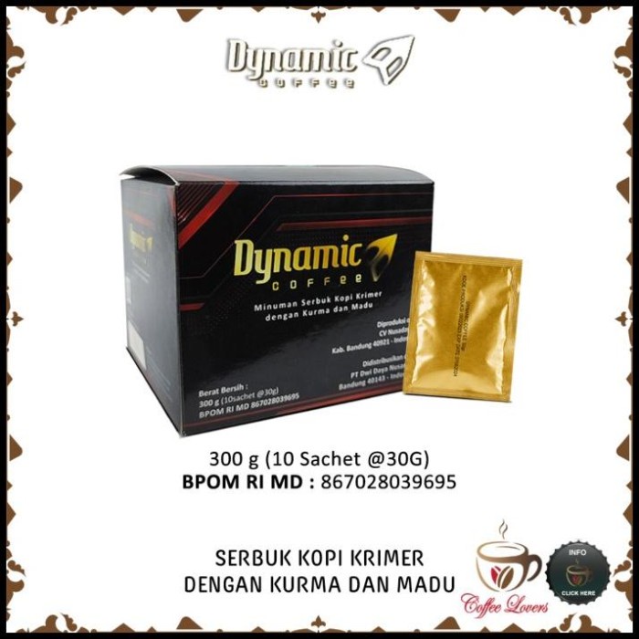 

Coffee Dynamic Kopi Dinamik Stamina Pria Eceran 1 Sachet TerlarisBest